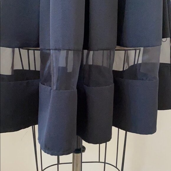 Express Strapless Black Cocktail Dress Size 4 - Picture 2 of 5